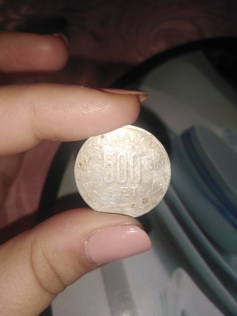 Monedă 500 lei-1999