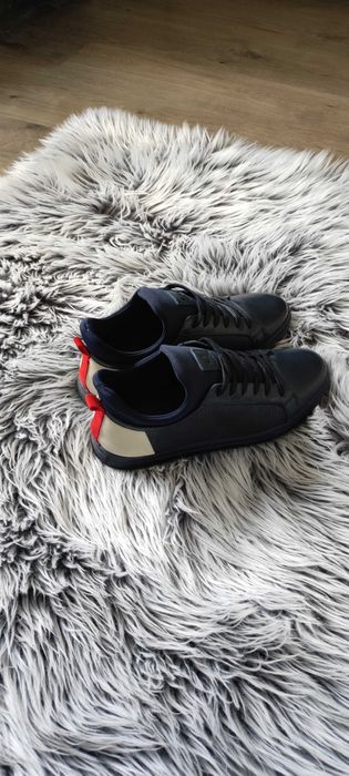 Pantofi (sneakers) bleumarin din piele