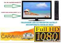 Tv led ok 24"/61cm//DVB-C /S2/T2//ole 24651h-tb dvd 12 v