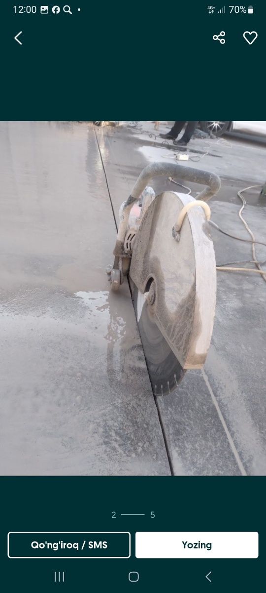 Almasni burda beton teshish va buzish xizmatiti