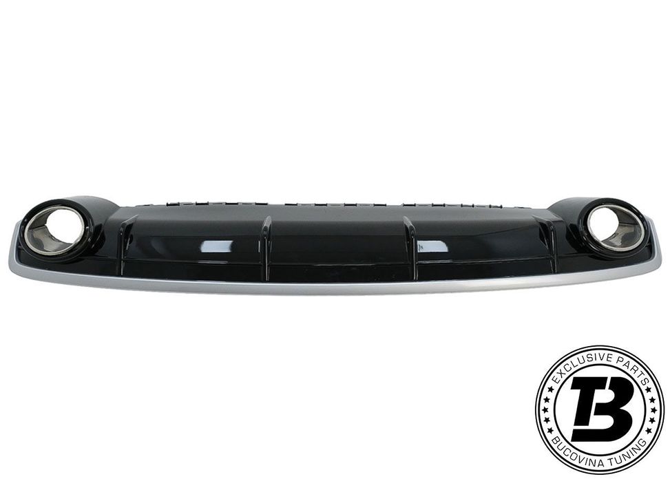 Difuzor Bara Spate cu Ornamente compatibil cu Audi Q7 4M RSQ7 Design