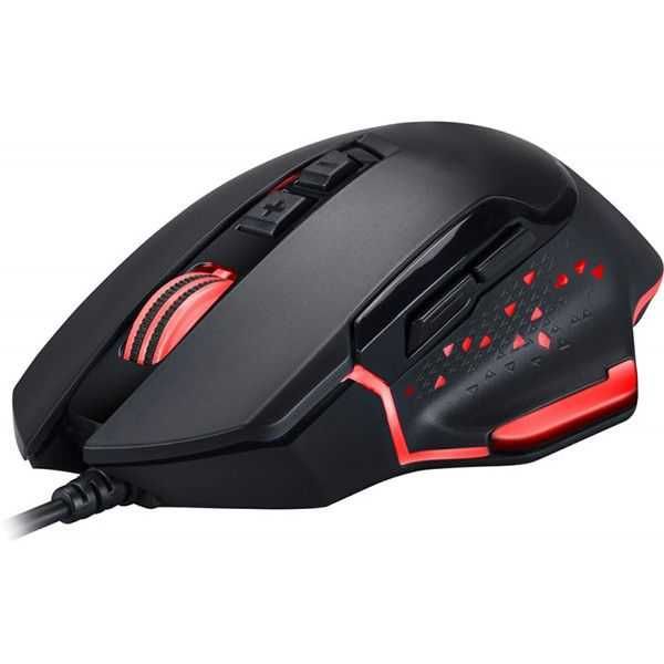 Mouse Gaming MYRIA MG7518 8 butoane Negru cu Rosu cu fir Nou Sigilat