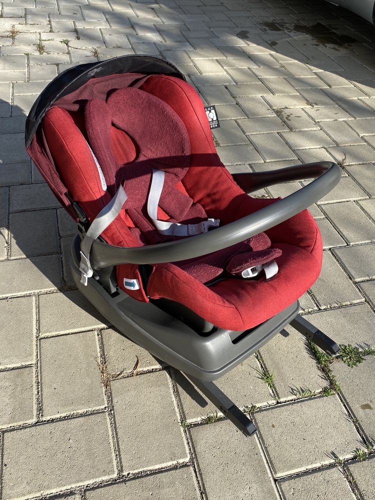 Scoica auto Huggy + baza isofix