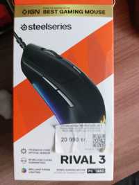 Steelseries Rival 3 Black optical 8500dpi . USB