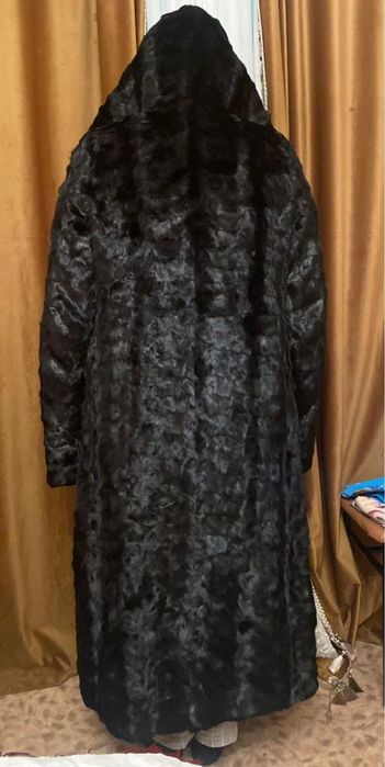 Норковая шуба кусочками