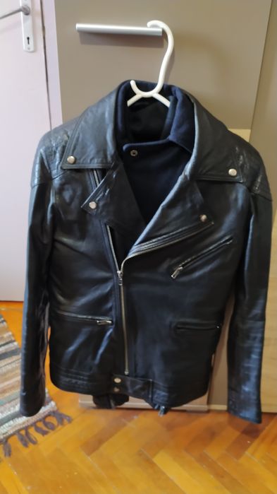 Geaca Piele Jacheta ASOS Guess Diesel Replay modele bomber biker piele