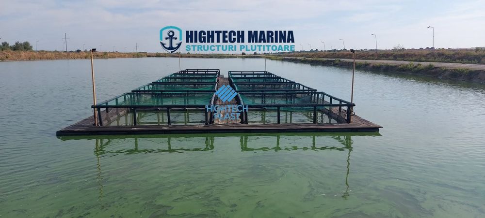 Viviere flotabile pentru creșterea peștelui