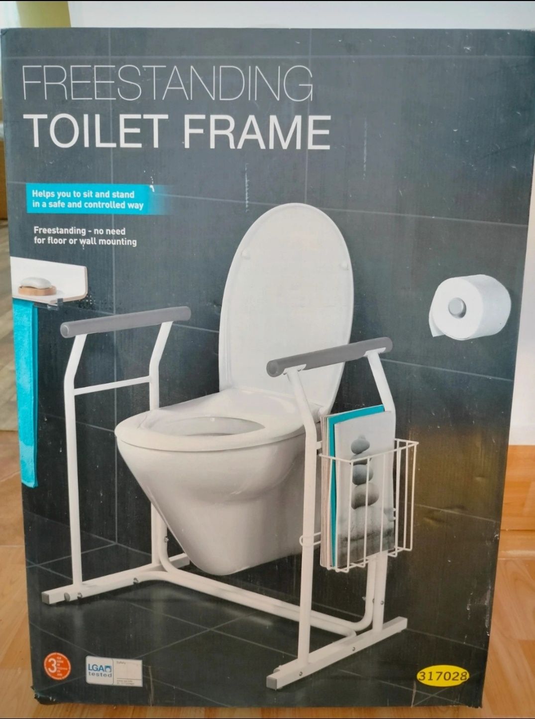 Suport metalic pentru ridicarea de pe wc