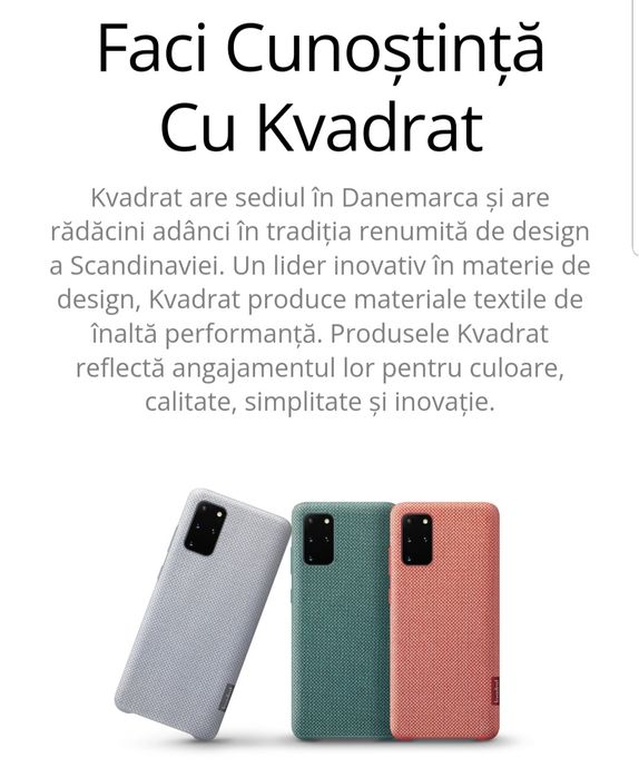 Husa originala Samsung Kvadrat Cover Galaxy S20 Plus G985 S20+ 5G G986