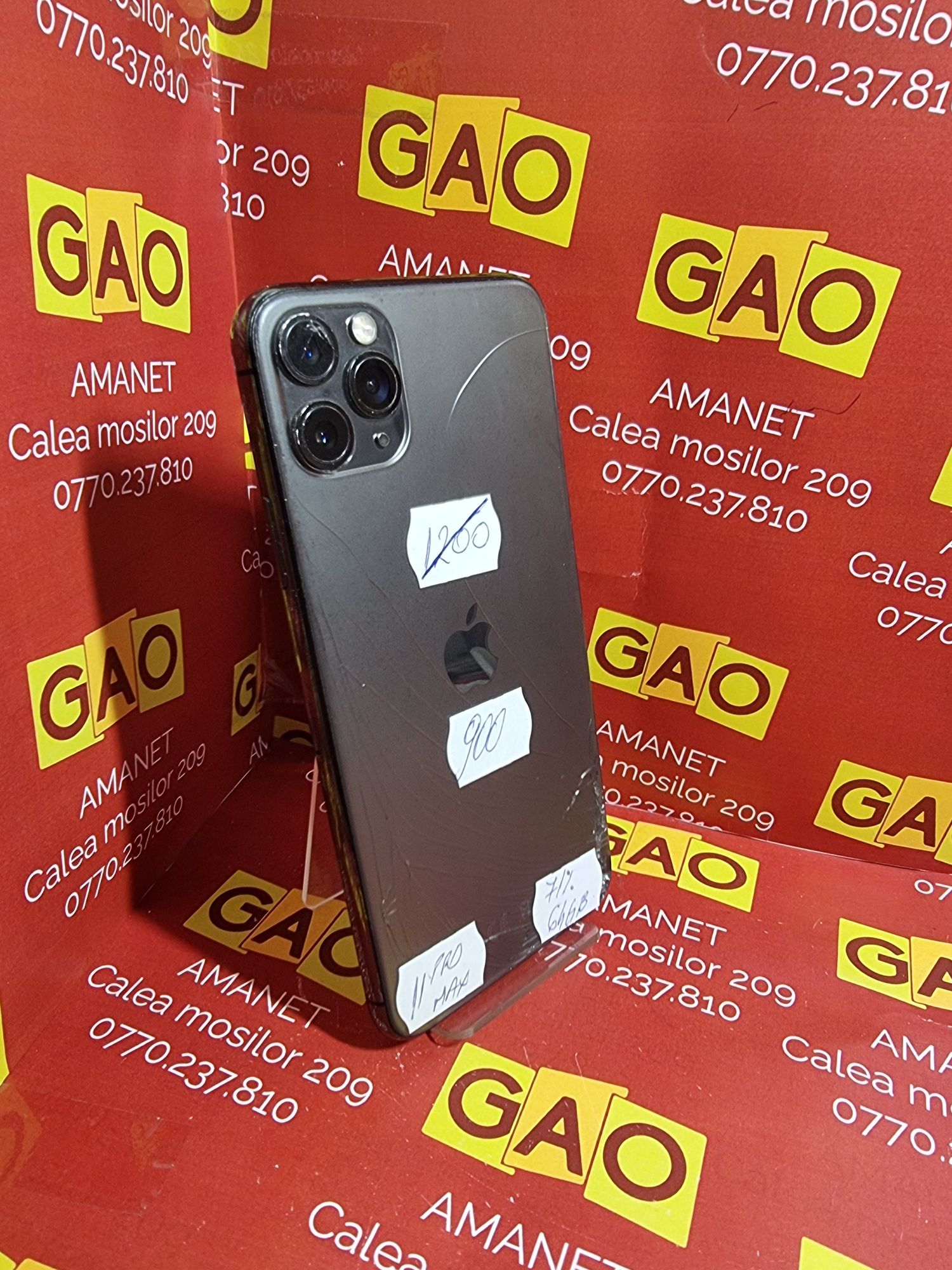 GAO AMANET - iPhone 11 Pro, stocare 64gb, liber de retea, 71% bat
