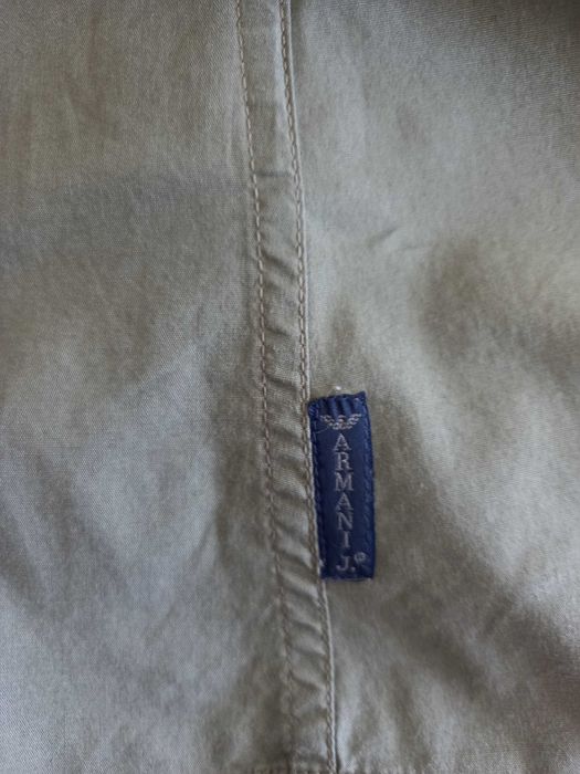 Cămașă originală ARMANI JEANS, mărimea 12, culoare olive