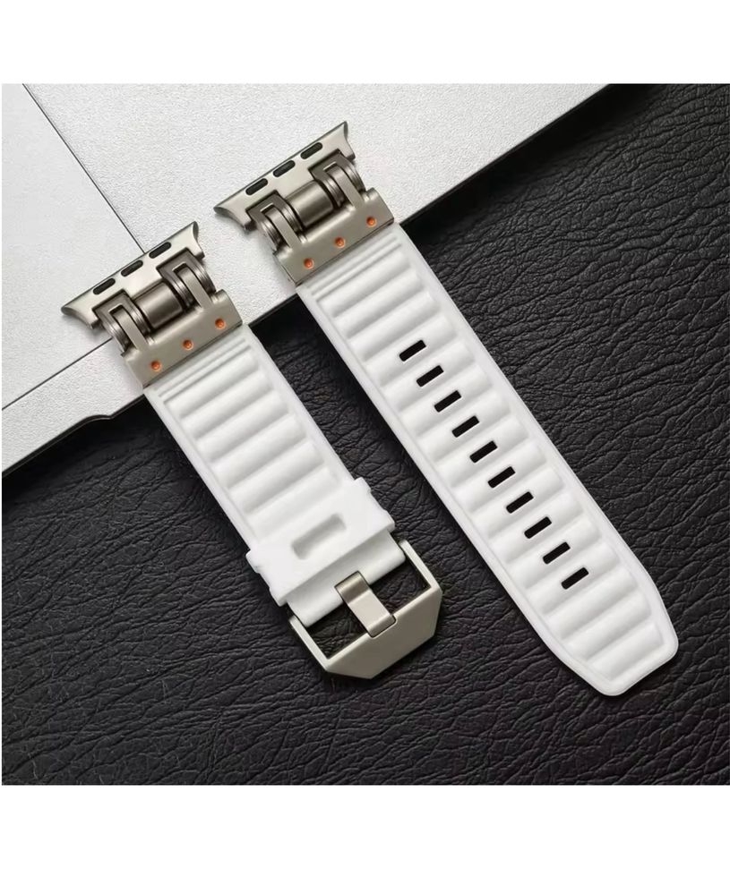 Curea Husa Folie Soft TPU Titanium Ceas Apple Watch Orice Dimensiune