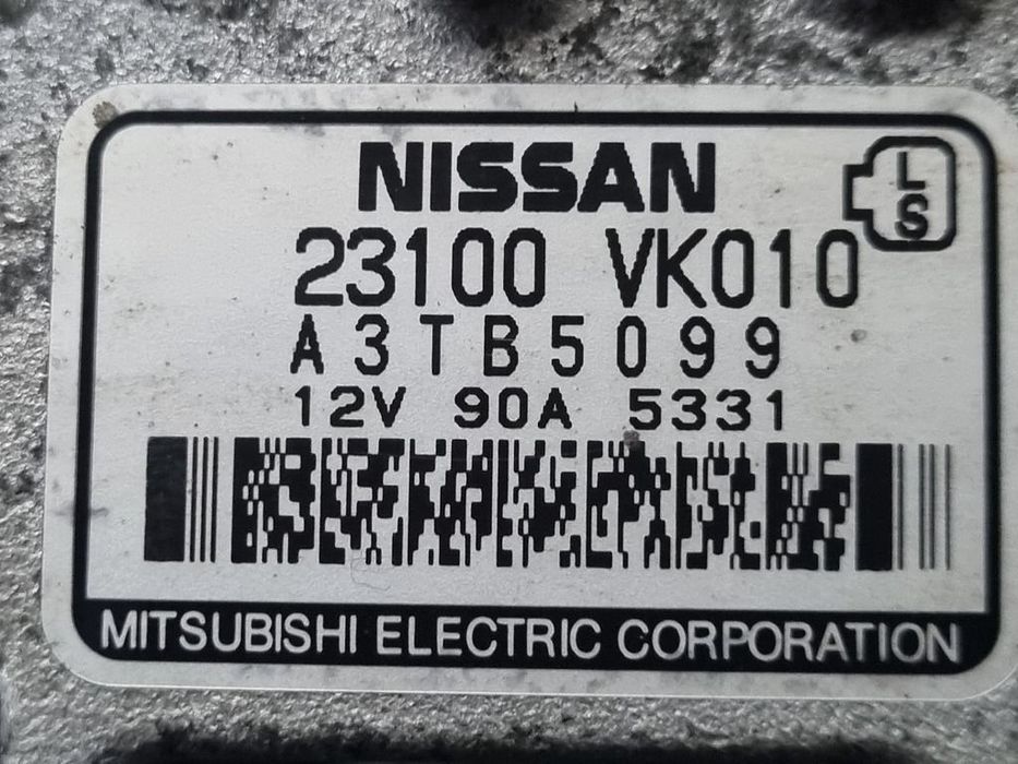 Alternator Nissan Navara D22 2.5 Diesel 1998 - 2004 133CP 2488CC YD25DDTI Euro3 (1347) ...