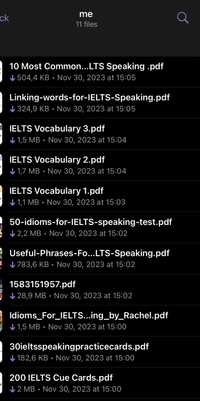 материалы для IELTS SPEAKING