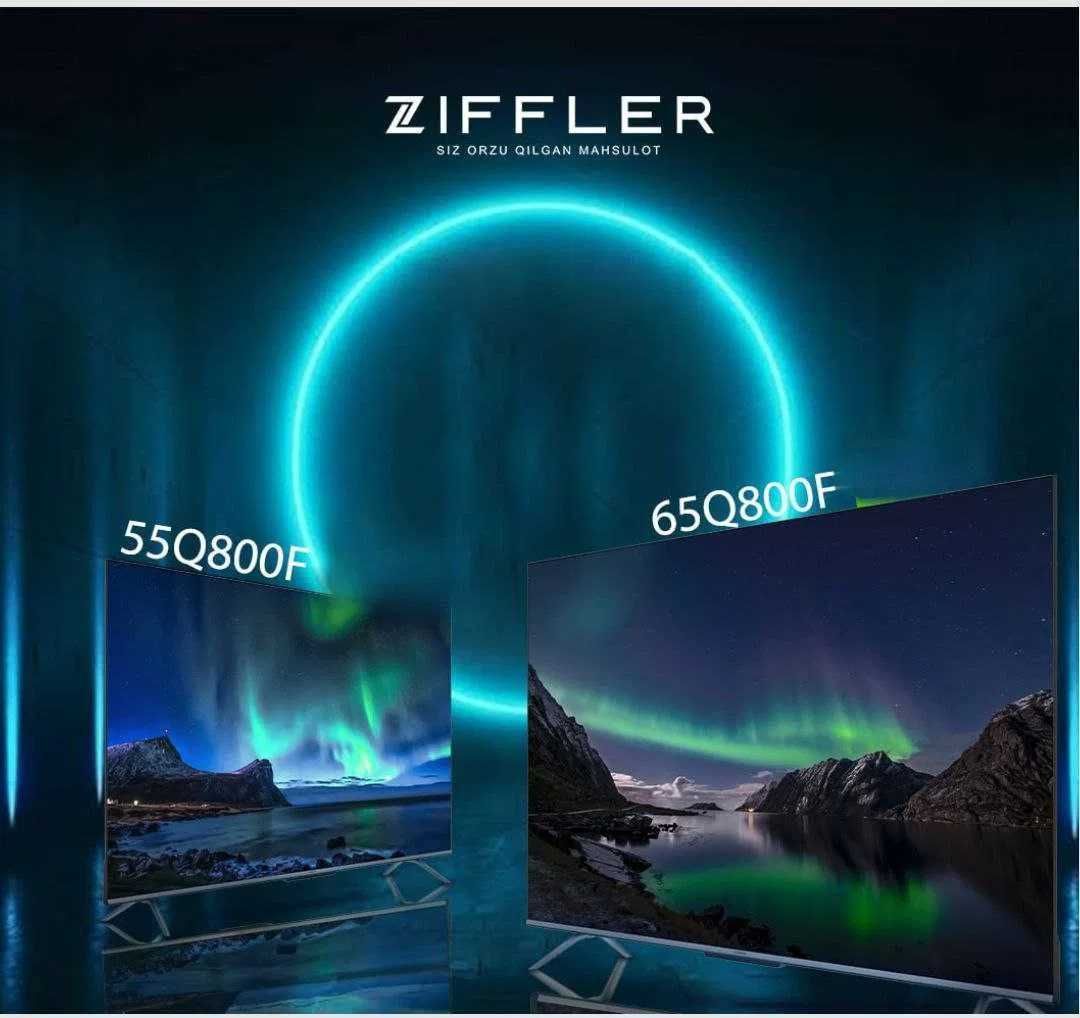 ZIFFLER QLED LED все диагонали есть доставка по городу рассрочка есть