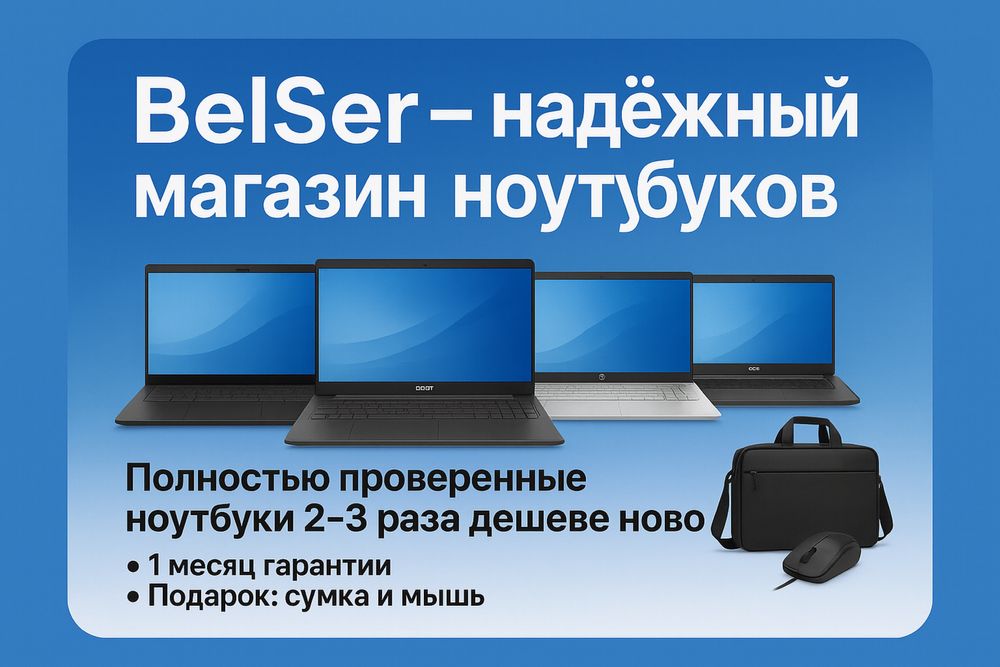 Ноутбуки как новые — дешевле в 2 раза! Гарантия + Подарки Приходи Купи
