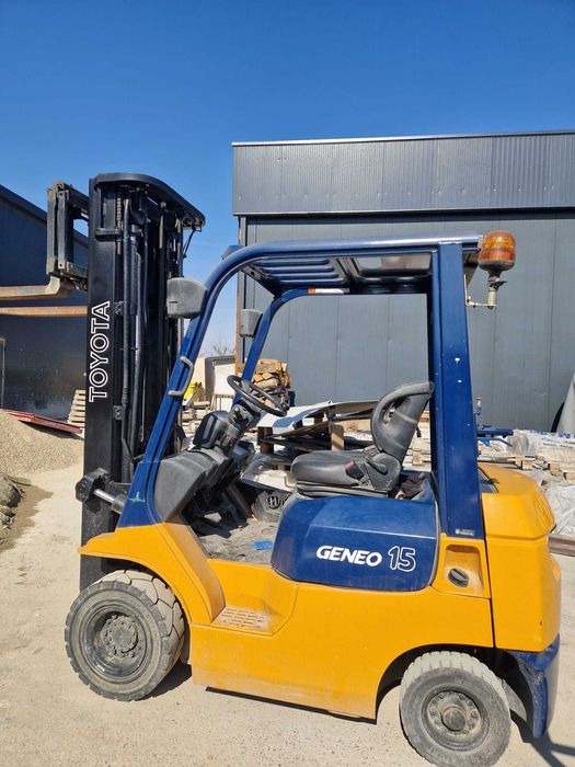 Stivuitor 1,2 TONE FREELIFT TOYOTA, forklift GENEO 15