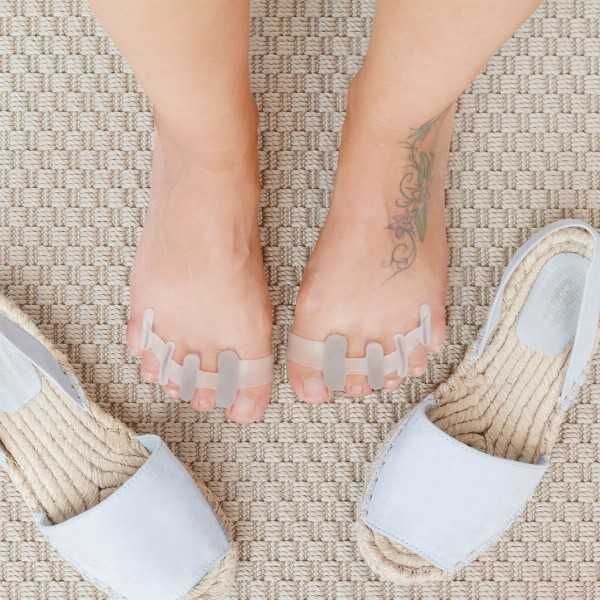 Set 2 separatoare degete din silicon, pentru monturi, Hallux Valgus