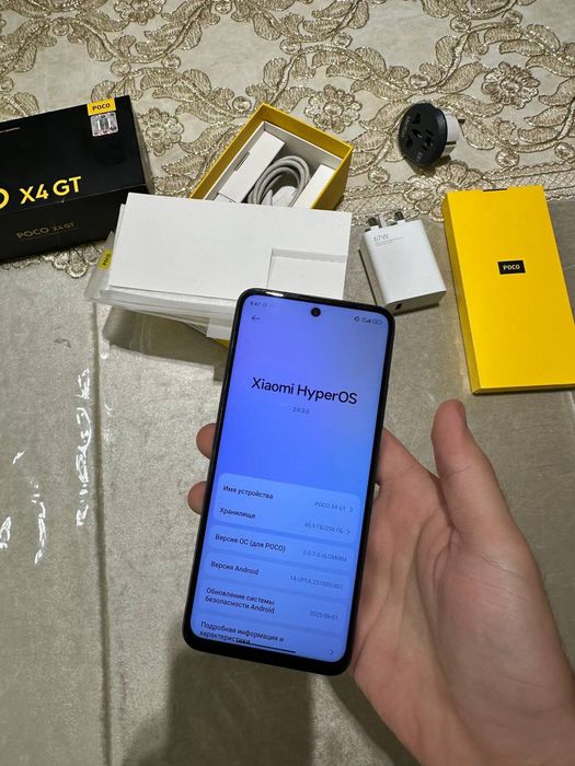 Poco x4 gt 256gb full kamplekt