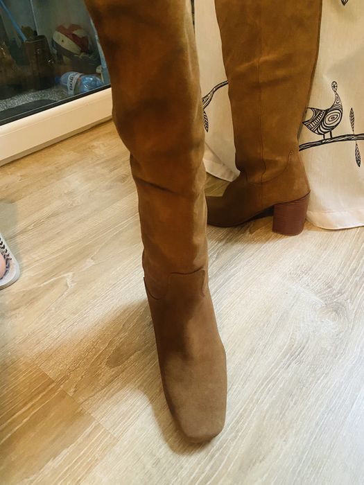 Cizme inalte Mango piele naturala (37,38)