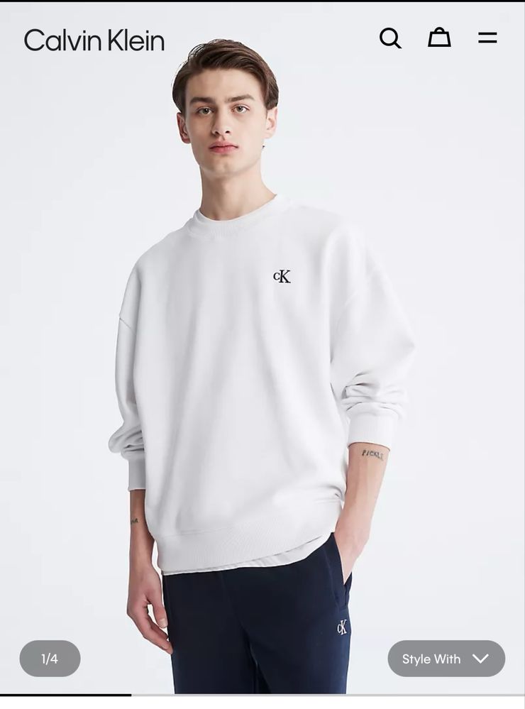 Свитшот calvin klein
