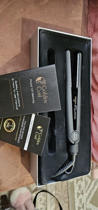 Преса за коса golden curl silver