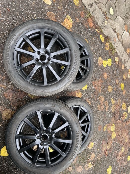 Bridgestone зимни 225 55 18 + джанти Autec 5 108
