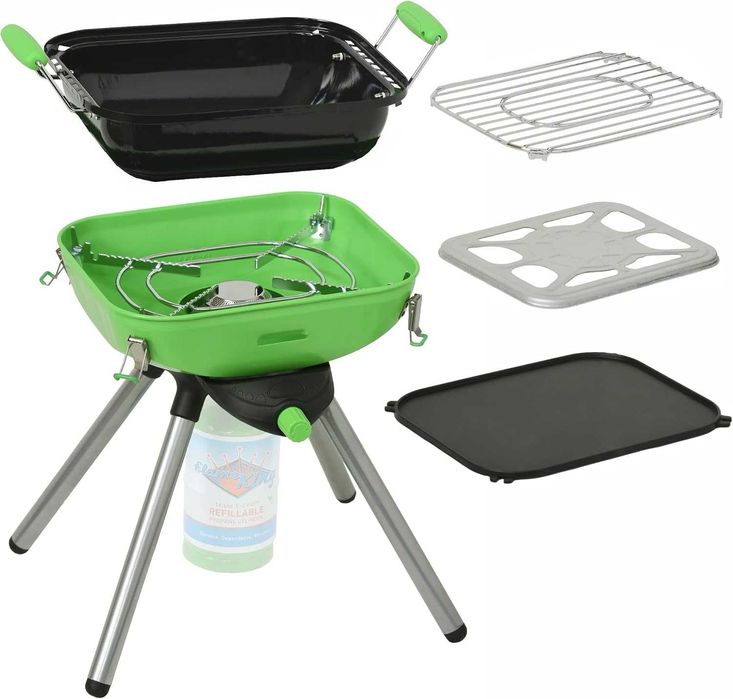 Gratar portabil multifunctional BBQ