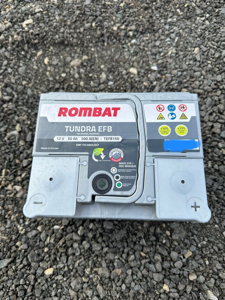 Baterie Auto Rombat Tundra EFB Start/Stop 50ah Noua