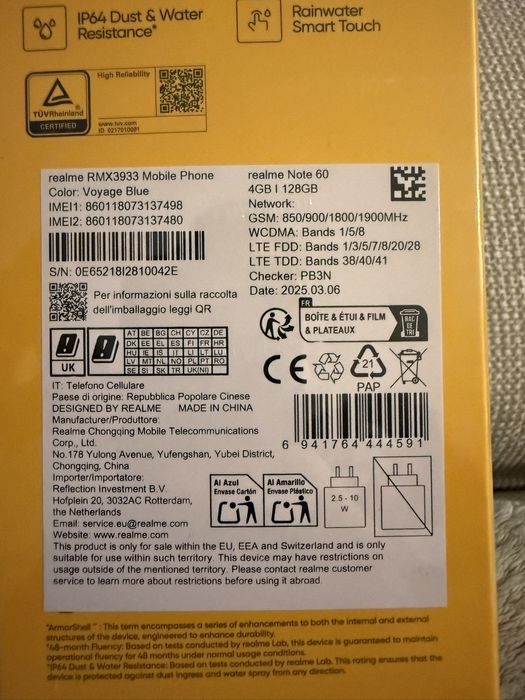 Realme Note 60, 128 GB