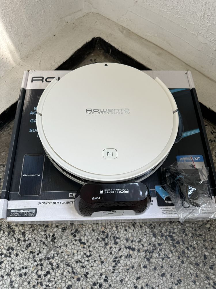 Робот Прахосмукачка ROWENTA X-PLORER Animal Serie 40 RR7267WH, 33W!