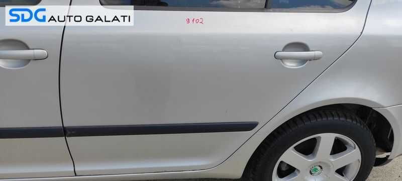 Usa Usi Portiera Portiere Stanga Spate Dezechipata Skoda Octavia 2 Nonfacelift Hatchback Berlina 2004 - 2008 Culoare 9102