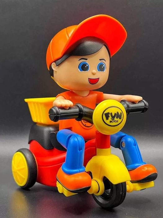 Велосипедист инерционный