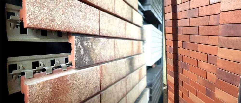 Клинкерная плитка на подсистему