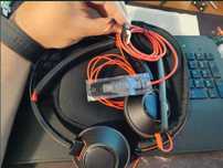 Casca Call Center Plantronics Blackwire 5220, C5220, USB & Jack 3.5mm