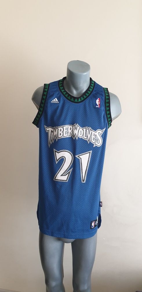 Adidas NBA Timberwolves GARNETT # 21 Mens Size М ОРИГИНАЛ! МЪЖКИ ПОТНИ