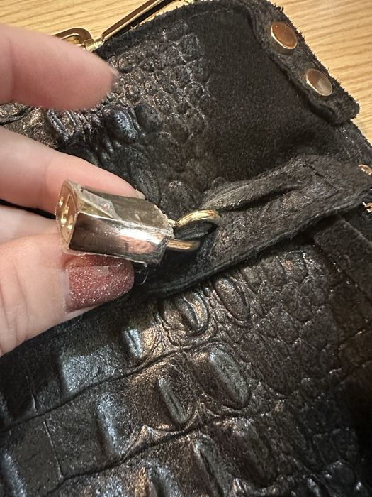 Дамска велурена чанта