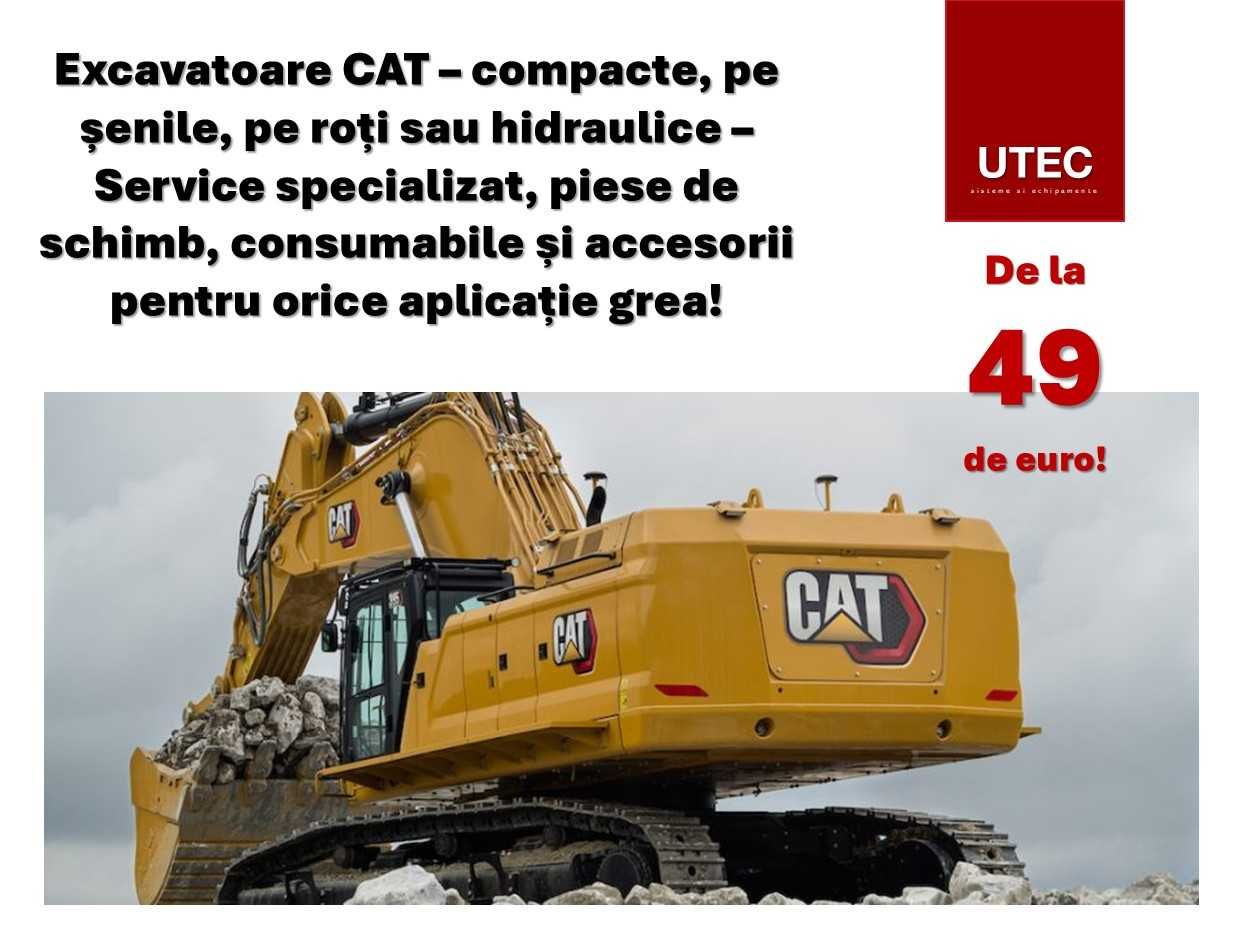 Service, piese de schimb si accesorii pentru Utilajele CAT Caterpillar