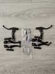 Set frâne V-CNC pentru bicicletă – față + spate – braț lung 110 mm