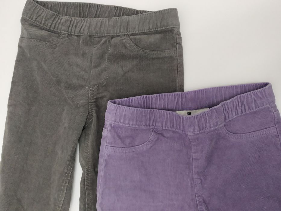 Blugi raiati elastici H&M 128 7-8 ani