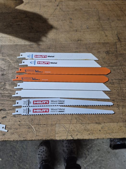 Panze lame pentru Fierstrau sabie HILTI BAHCO metal si lemn