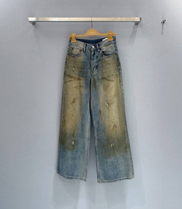 Дънки Acne studio alexander wang mugler loewe alaia chrome hearts