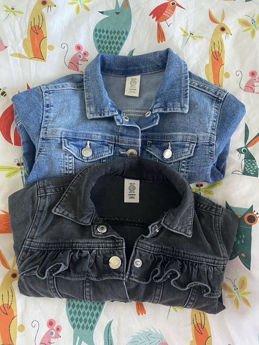 Дънкови якета за момиче на 5