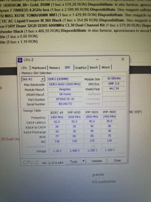 Pc Gaming RTX 5070 ryzen 7 7800x3d sau schimb cu laptop gaming .