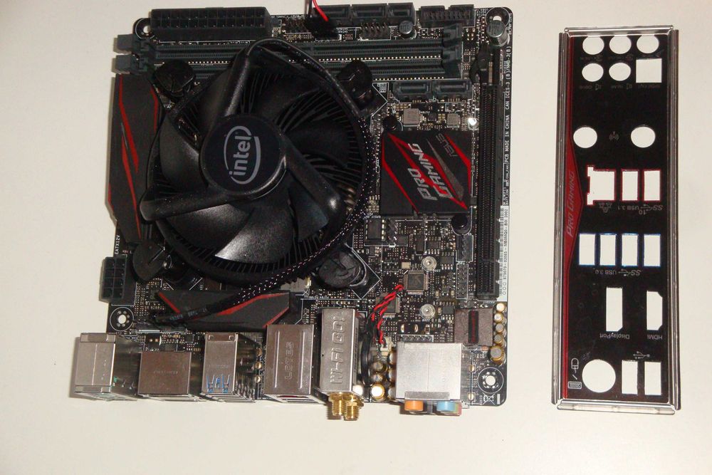 kit gaming mini itx asus pro gaming i5 6600k 3.9ghz cooler intel oem