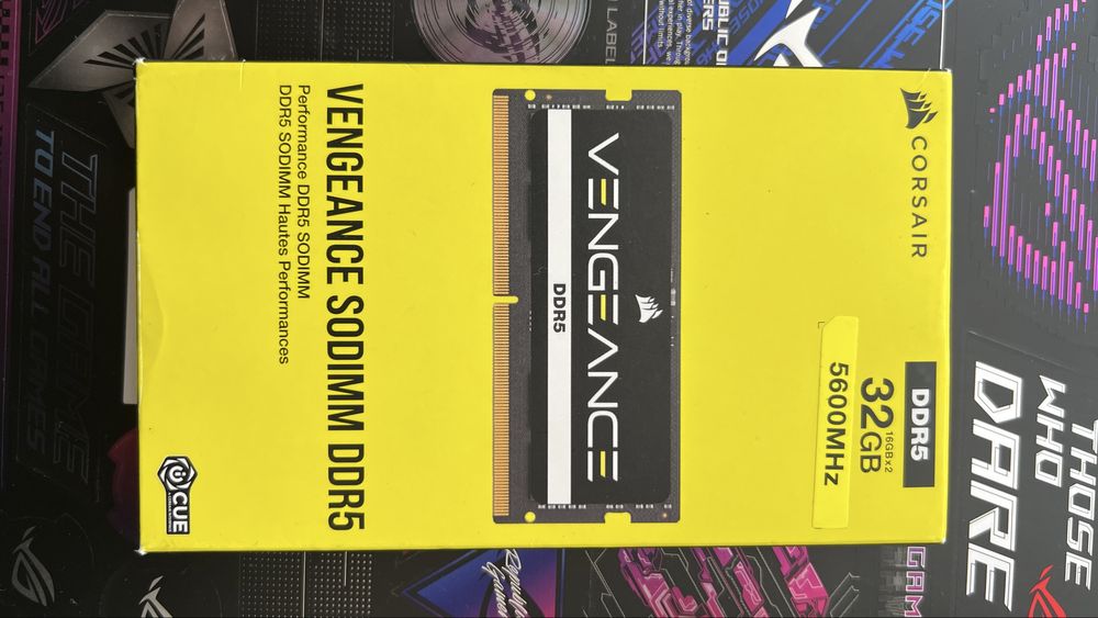 32 GB DDR5 Corsair Vengeance 5600 Mhz Laptop