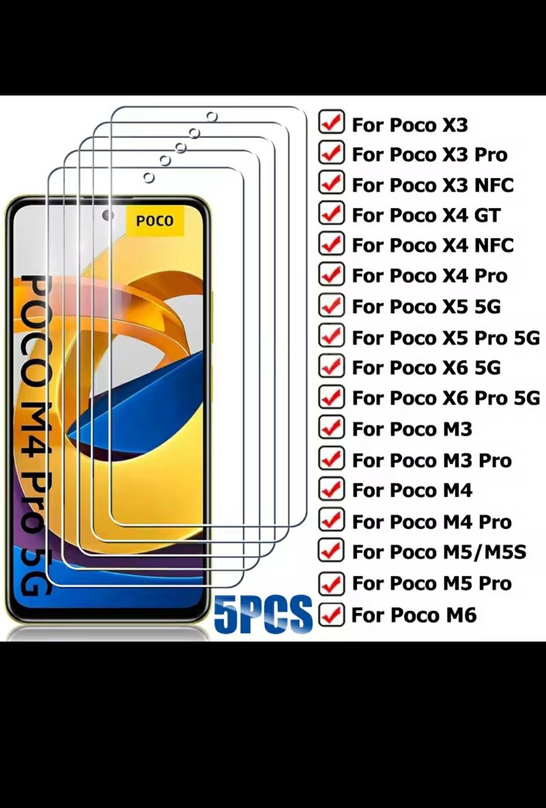 Протектор за Poco M3,X3,M4,Redmi Note9,Redmi 9,10,12,13,Note,14 и др.
