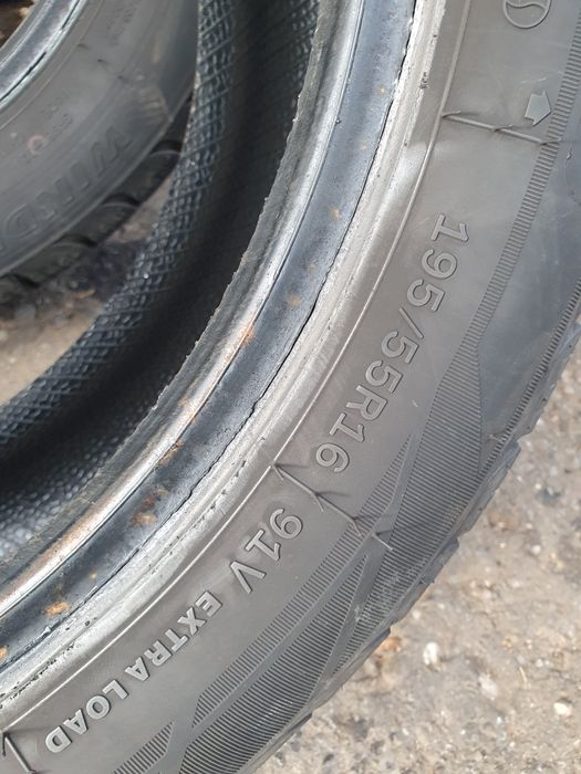 2 Anvelope iarna 2024,dimensiuni 195 55r16 ,preț set 2 Bucați !