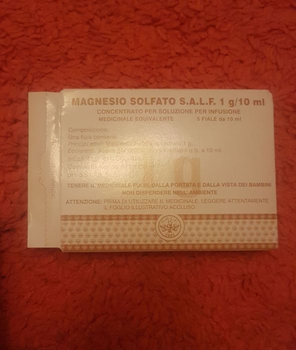 Sulfat de magneziu fiole