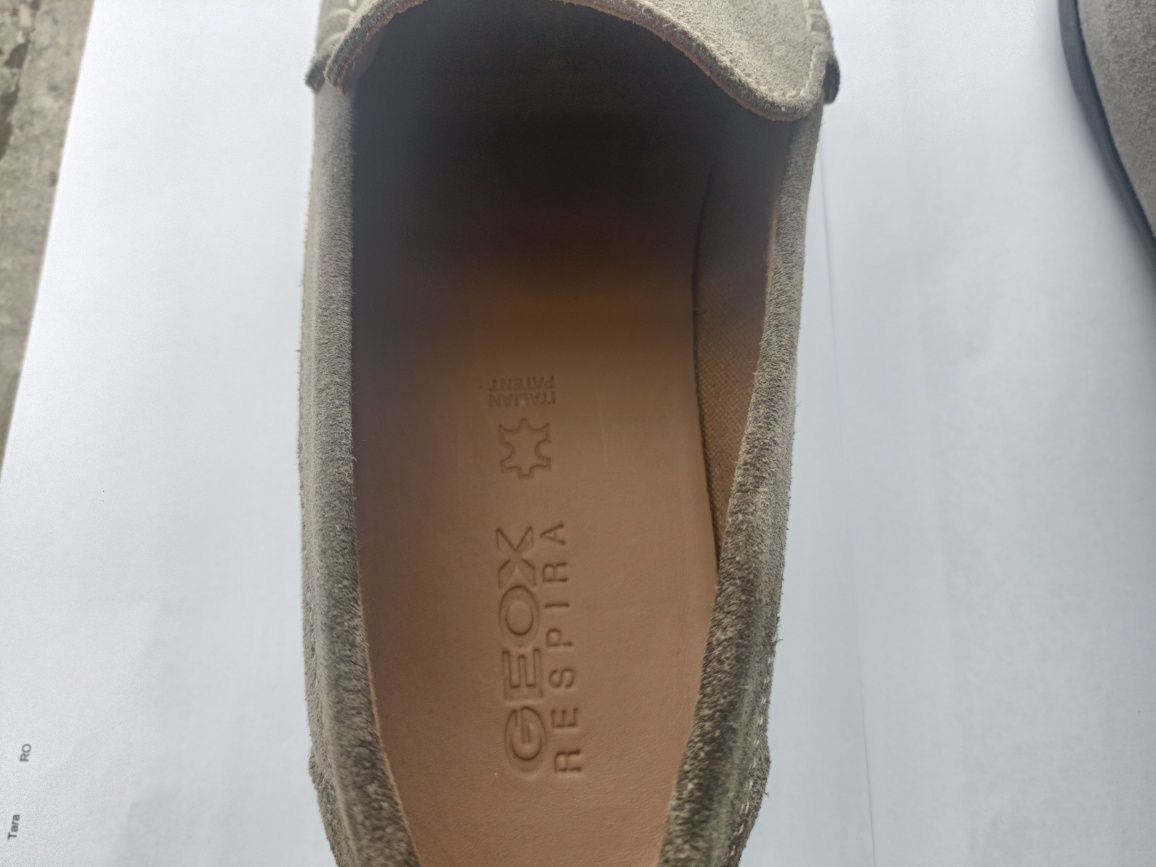 Mocasini 44 geox piele naturala